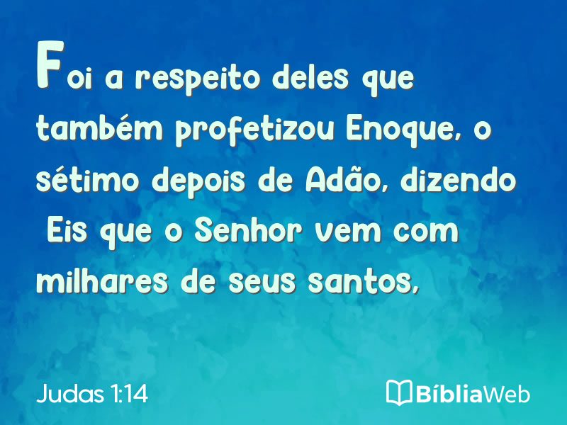 Judas 1:14 em imagem para compartilhar