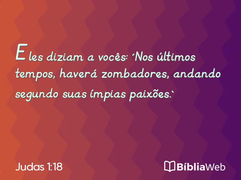 Judas 1:18 em imagem para compartilhar