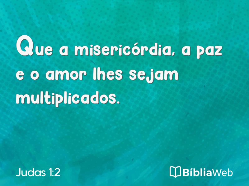 Judas 1:2 em imagem para compartilhar