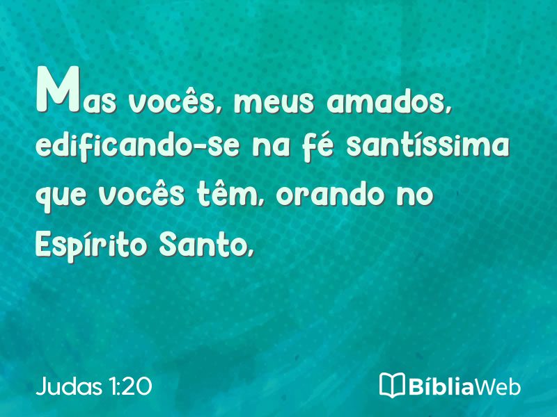 Judas 1:20 em imagem para compartilhar