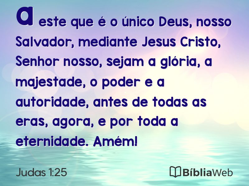 Judas 1:25 em imagem para compartilhar