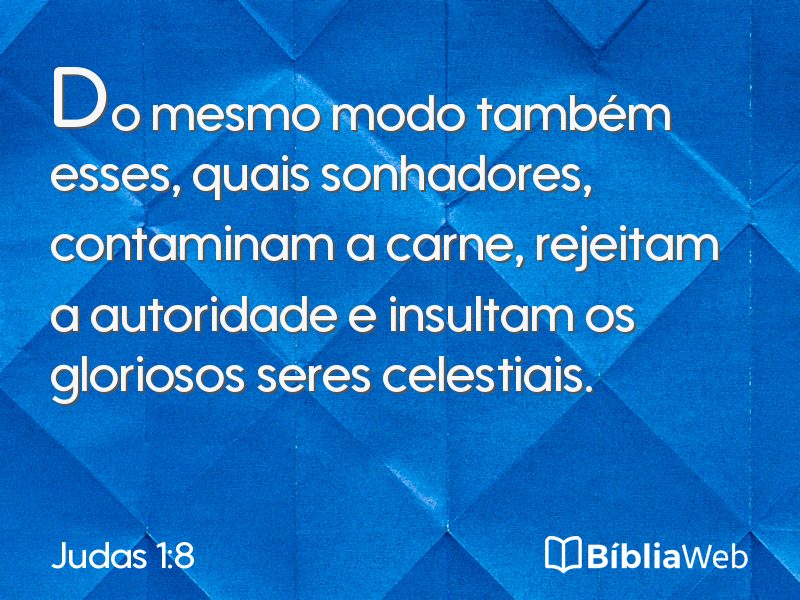 Judas 1:8 em imagem para compartilhar