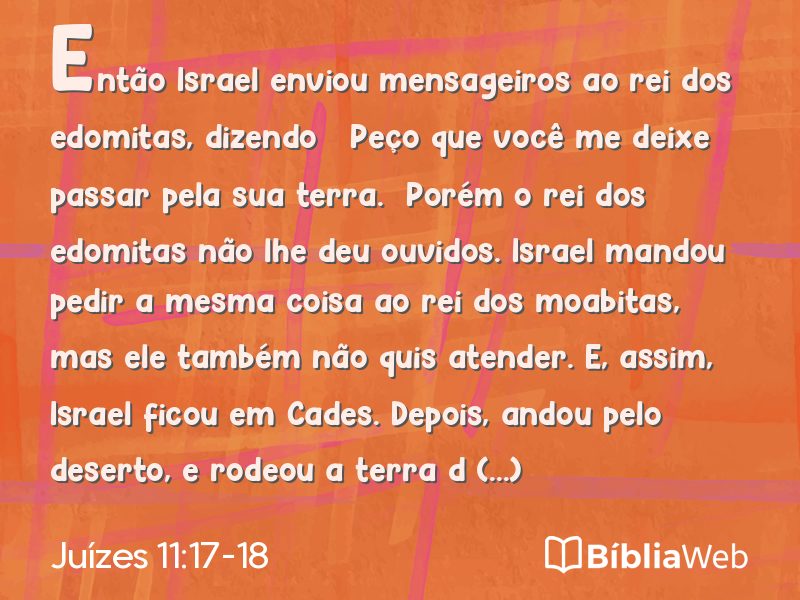 Juízes 11:17-18 em imagem para compartilhar