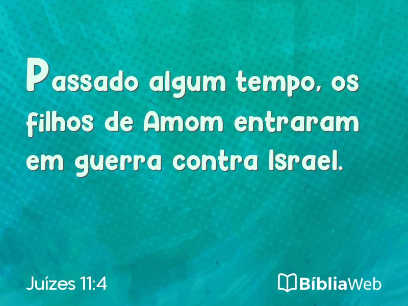 Juízes 11:4 em imagem para compartilhar