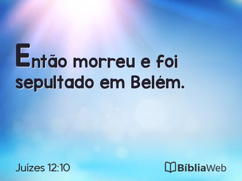 Juízes 12:10 em imagem para compartilhar