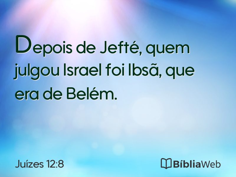 Juízes 12:8 em imagem para compartilhar