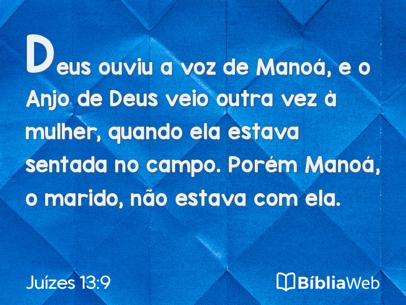 Juízes 13:9 em imagem para compartilhar