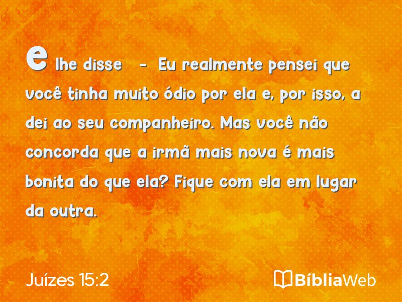 Juízes 15:2 em imagem para compartilhar