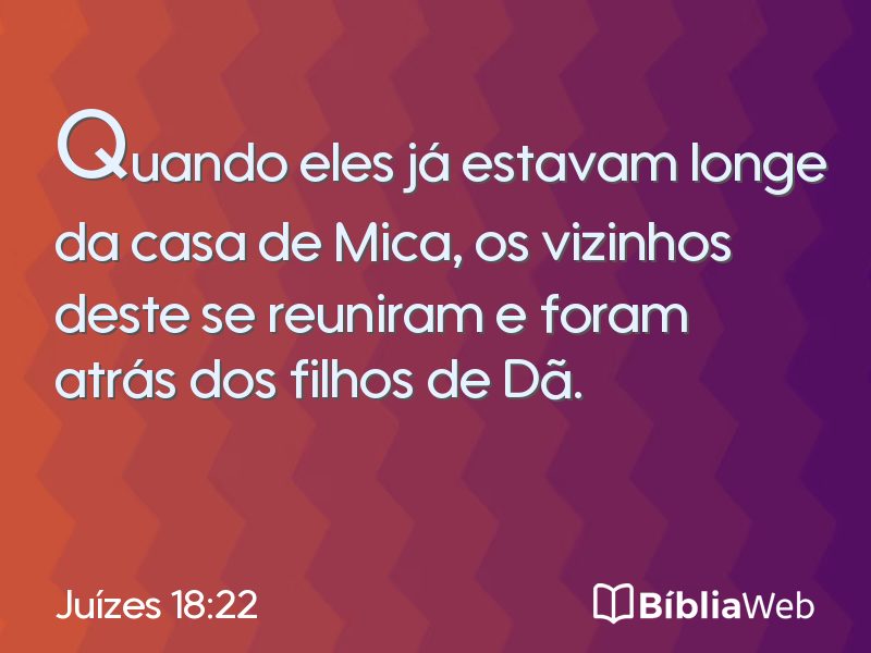 Juízes 18:22 em imagem para compartilhar
