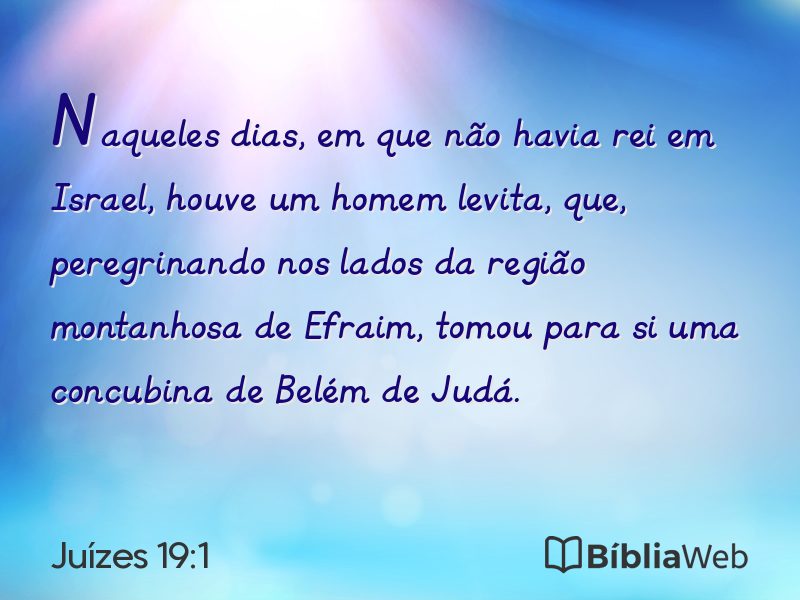 Juízes 19:1 em imagem para compartilhar