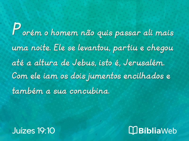 Juízes 19:10 em imagem para compartilhar
