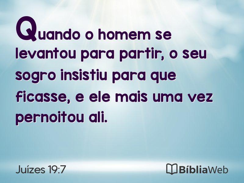 Juízes 19:7 em imagem para compartilhar
