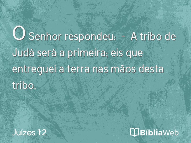 Juízes 1:2 em imagem para compartilhar