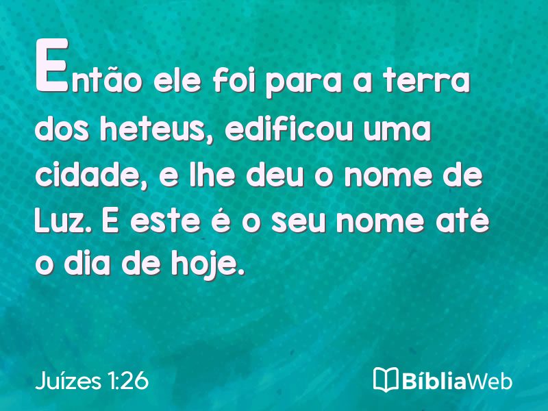 Juízes 1:26 em imagem para compartilhar