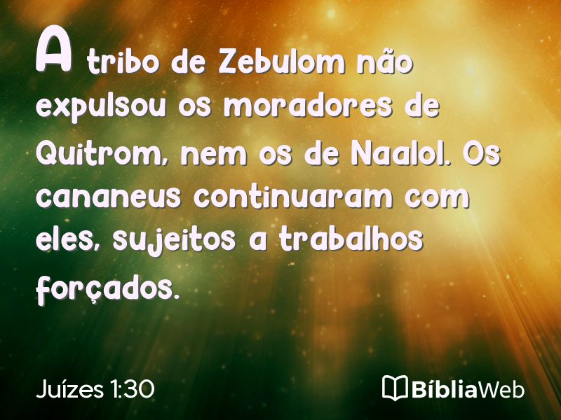 Juízes 1:30 em imagem para compartilhar