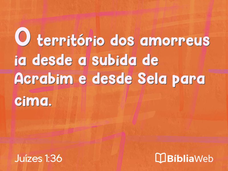 Juízes 1:36 em imagem para compartilhar