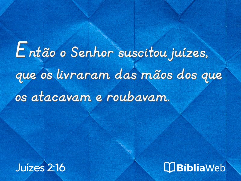 Juízes 2:16 em imagem para compartilhar