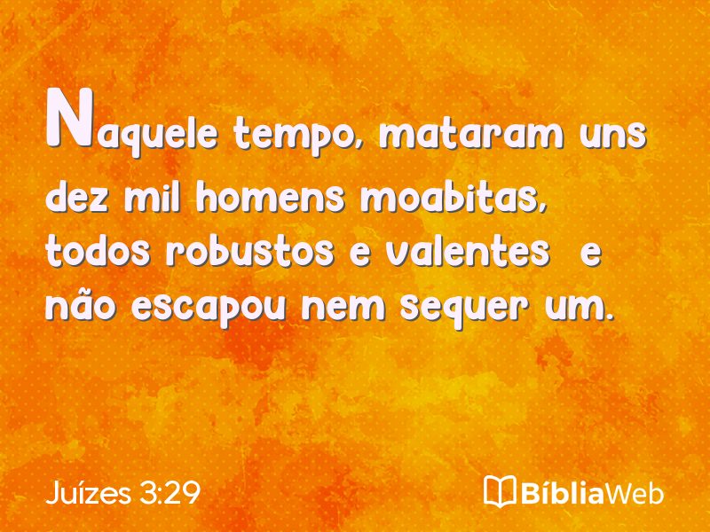 Juízes 3:29 em imagem para compartilhar