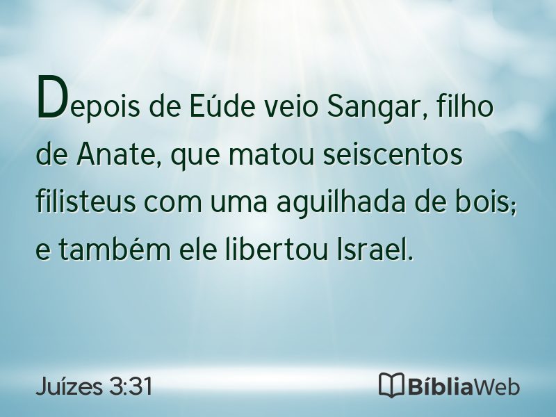 Juízes 3:31 em imagem para compartilhar
