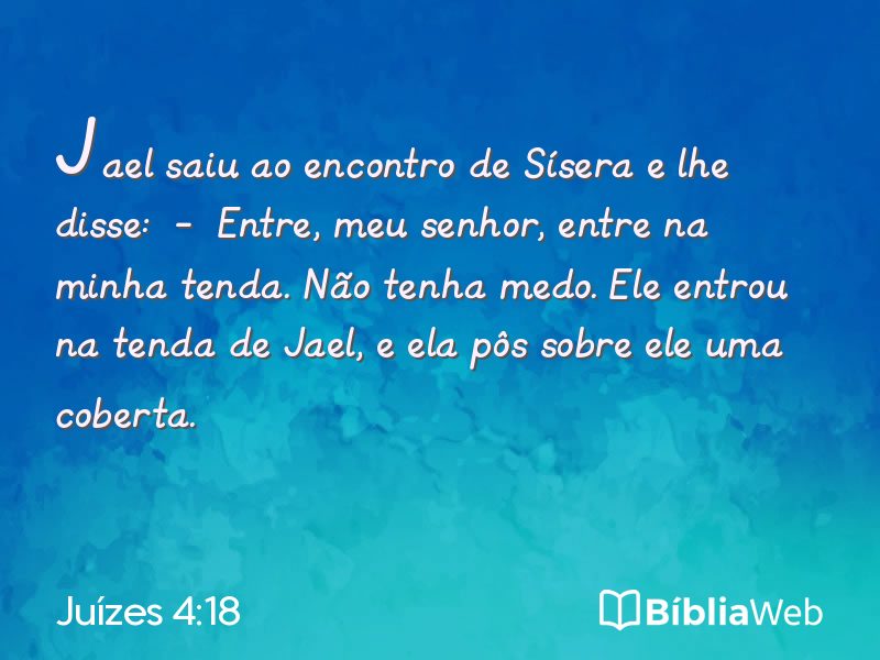 Juízes 4:18 em imagem para compartilhar