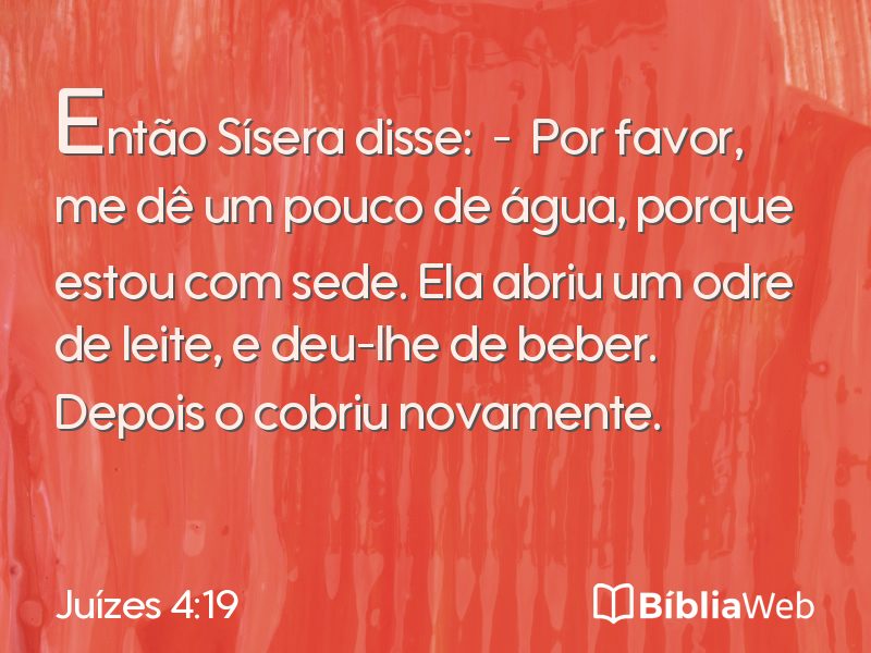 Juízes 4:19 em imagem para compartilhar