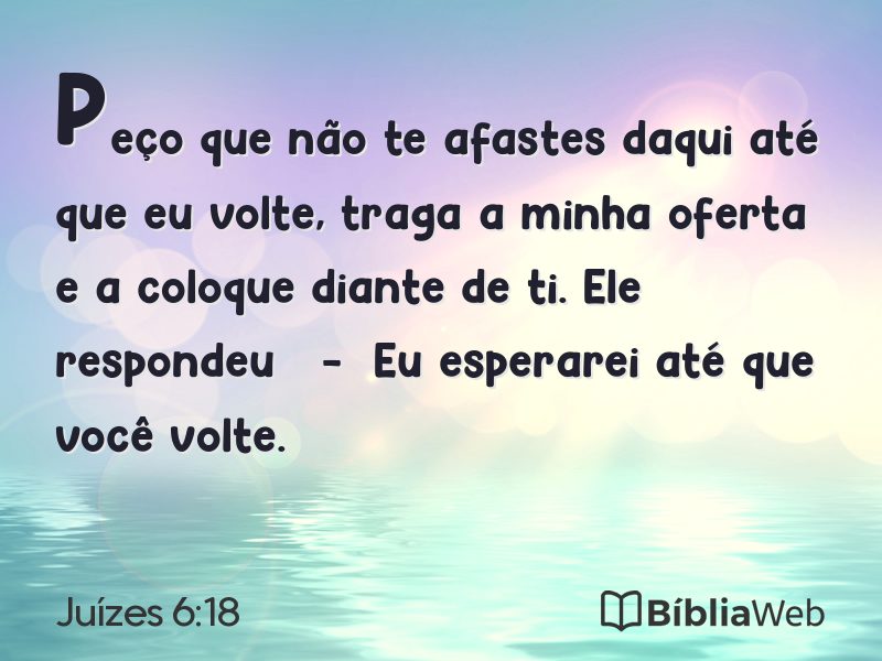 Juízes 6:18 em imagem para compartilhar