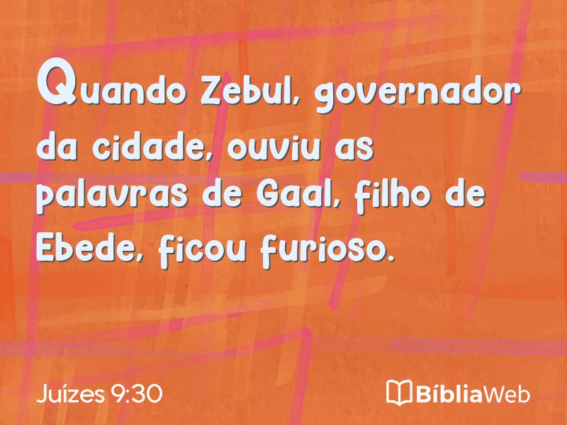 Juízes 9:30 em imagem para compartilhar