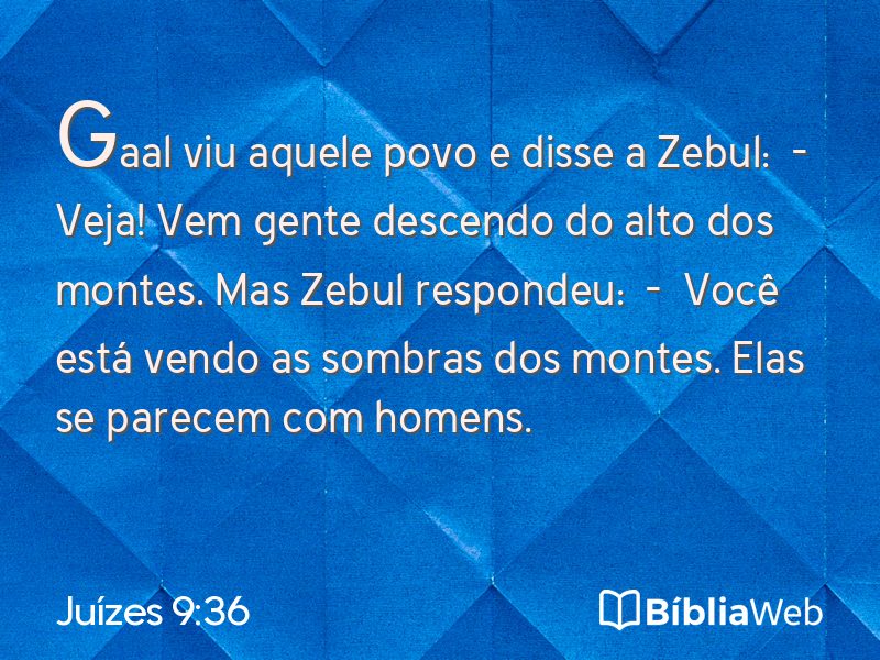 Juízes 9:36 em imagem para compartilhar