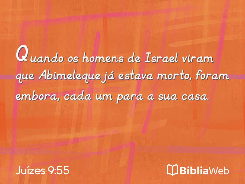 Juízes 9:55 em imagem para compartilhar