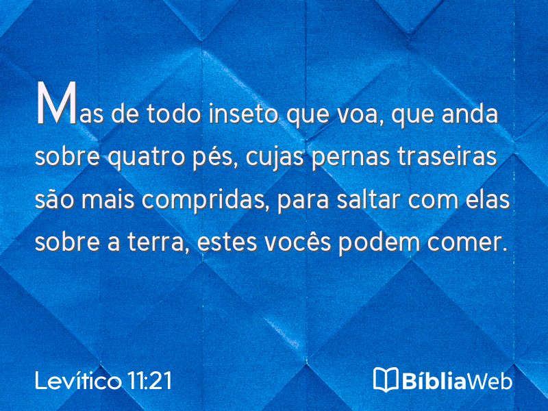 Levítico 11:21 em imagem para compartilhar