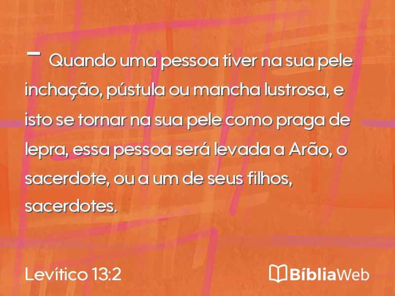Levítico 13:2 em imagem para compartilhar