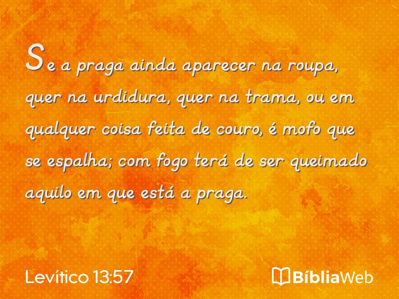 Levítico 13:57 em imagem para compartilhar