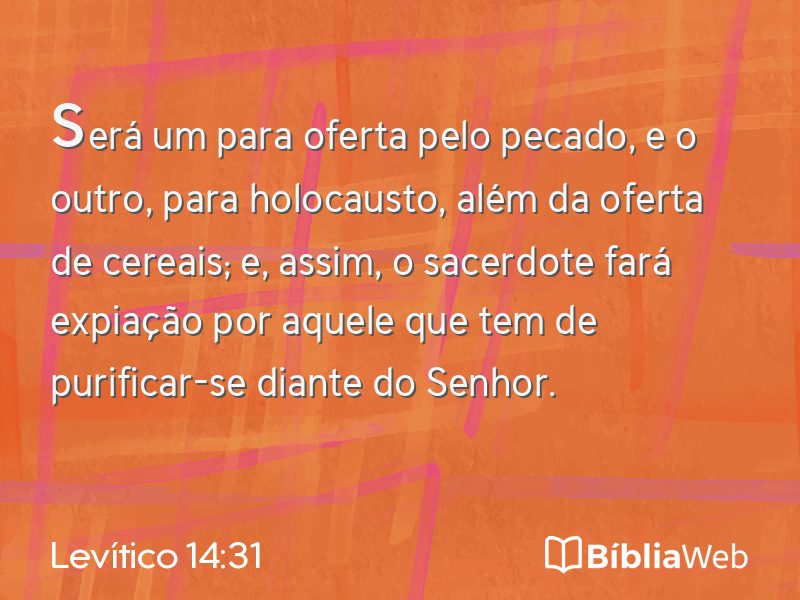 Levítico 14:31 em imagem para compartilhar