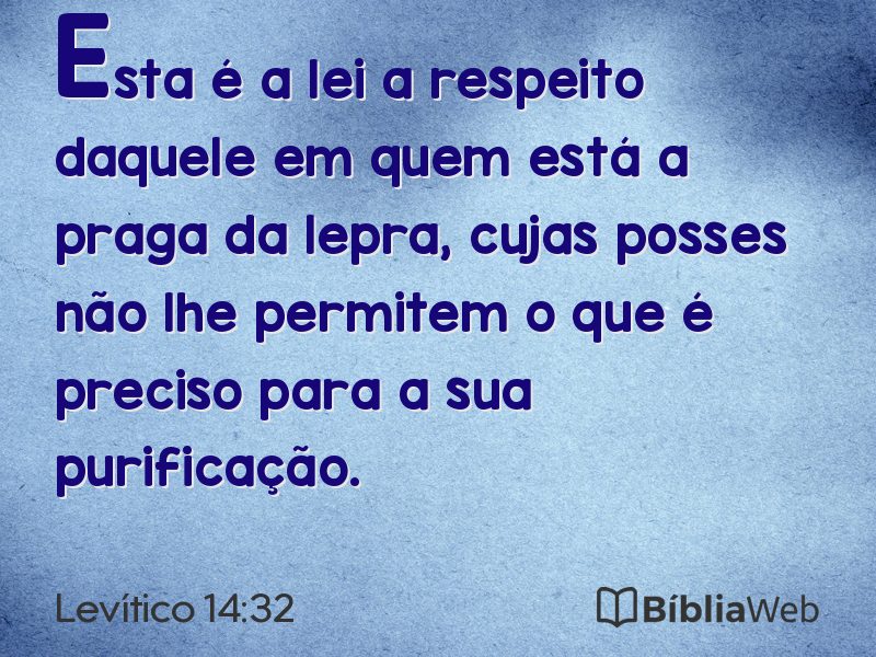 Levítico 14:32 em imagem para compartilhar