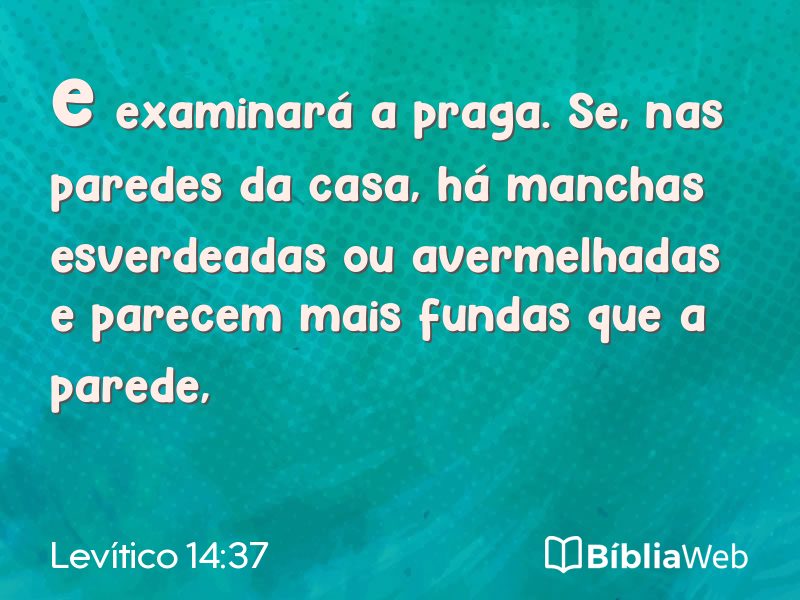 Levítico 14:37 em imagem para compartilhar