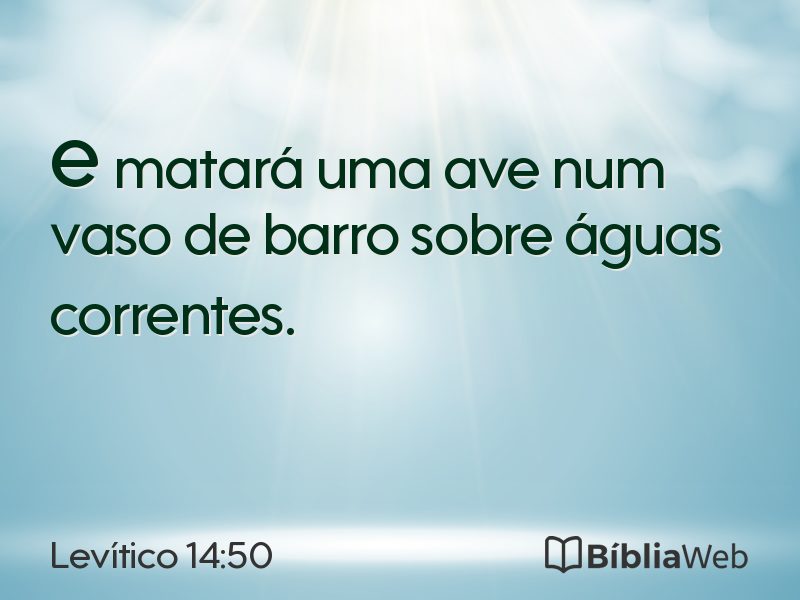 Levítico 14:50 em imagem para compartilhar