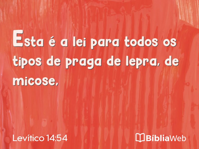 Levítico 14:54 em imagem para compartilhar