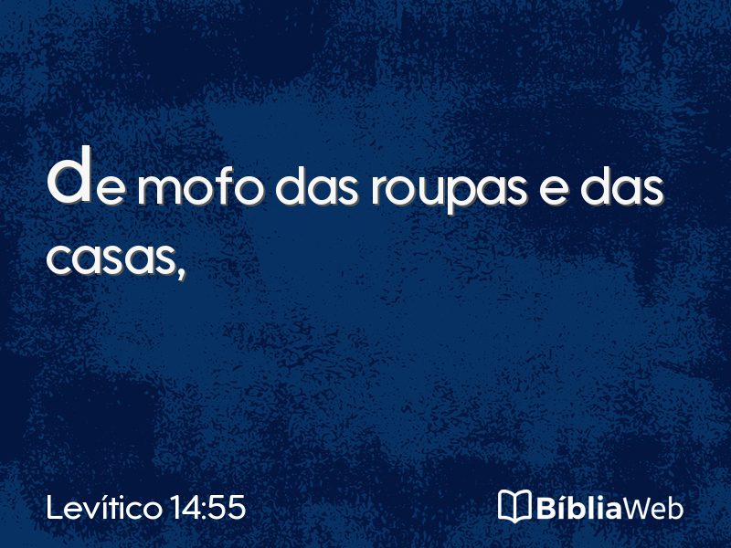 Levítico 14:55 em imagem para compartilhar