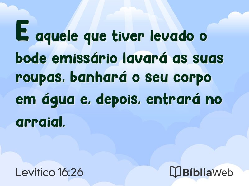 Levítico 16:26 em imagem para compartilhar