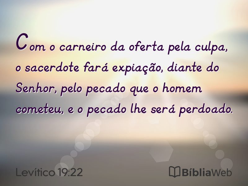Levítico 19:22 em imagem para compartilhar