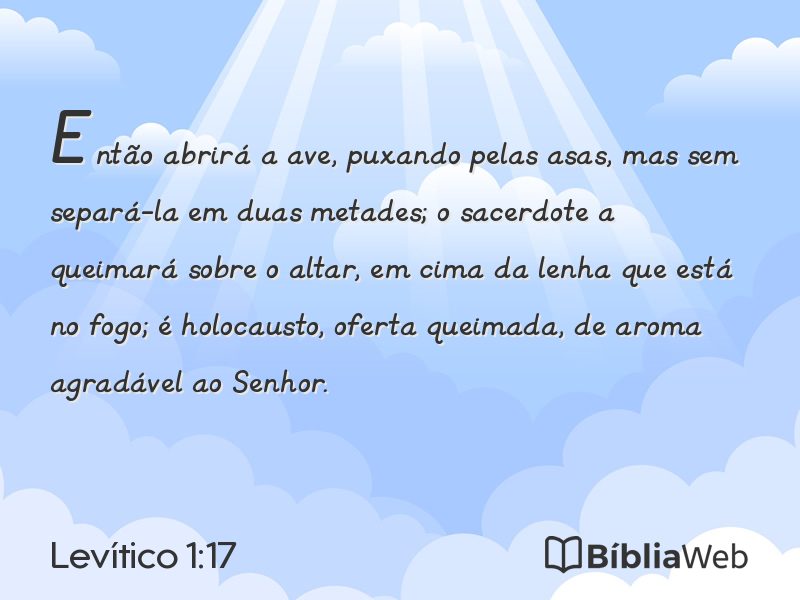 Levítico 1:17 em imagem para compartilhar