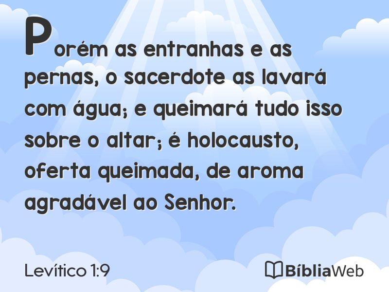 Levítico 1:9 em imagem para compartilhar