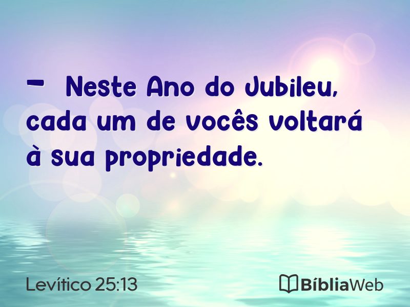 Levítico 25:13 em imagem para compartilhar
