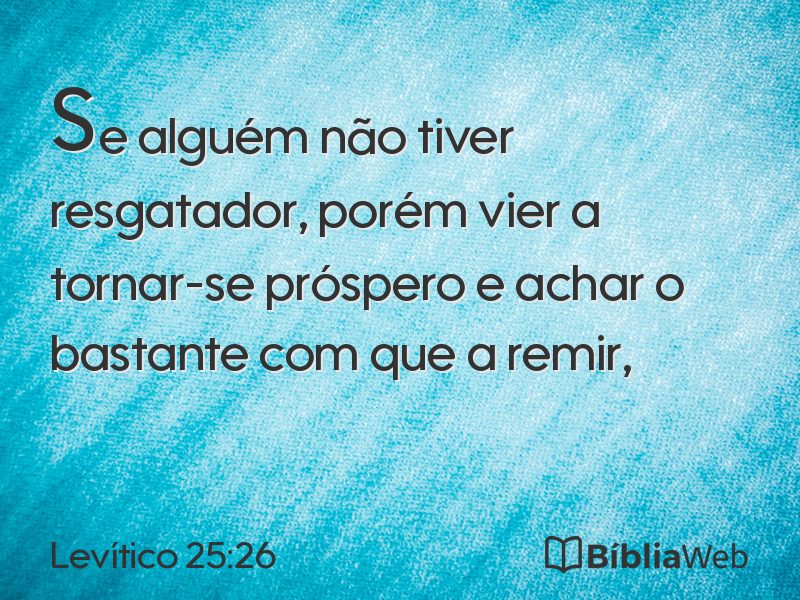 Levítico 25:26 em imagem para compartilhar