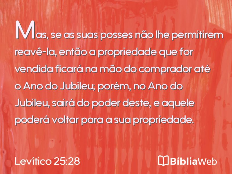 Levítico 25:28 em imagem para compartilhar
