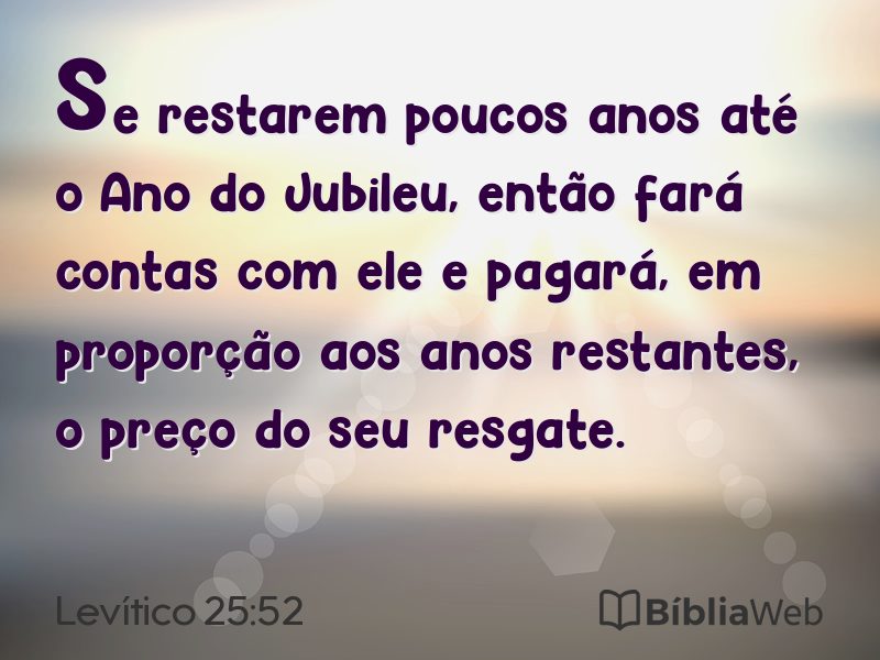 Levítico 25:52 em imagem para compartilhar