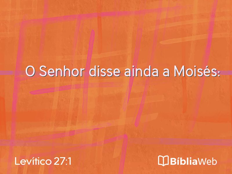 Levítico 27:1 em imagem para compartilhar