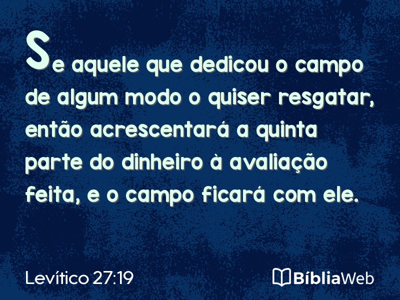 Levítico 27:19 em imagem para compartilhar
