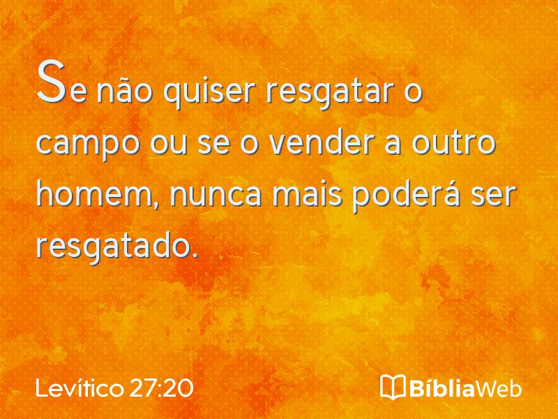 Levítico 27:20 em imagem para compartilhar