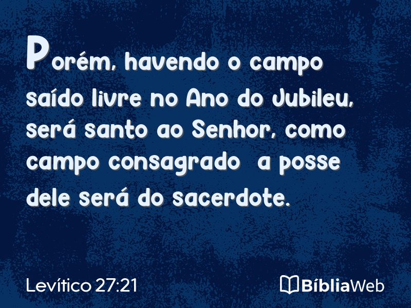 Levítico 27:21 em imagem para compartilhar